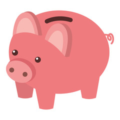 piggy bank security saving money isometric vector illustration