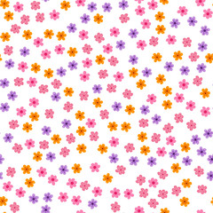 abstract floral background. For prints, greeting cards, invitations, wedding, birthday, party, Valentine's day. Seamless pattern.