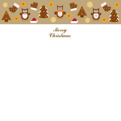 Fototapeta premium Christmas greeting card