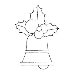 christmas bell with bowntie