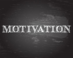 Motivation Word Blackboard