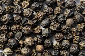 Black pepper dry isolated