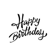 Happy birthday hand vector