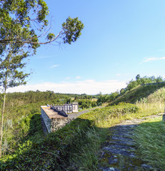 Small cemetery located on the hill called "La Espenuca" in Galicia (Spain).