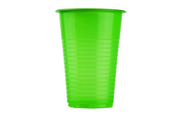 Colored plastic cup
