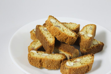 biscotti with almonds