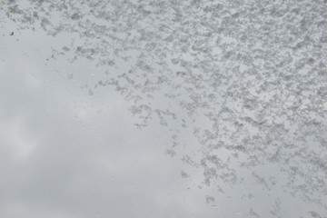 Winter ice pattern