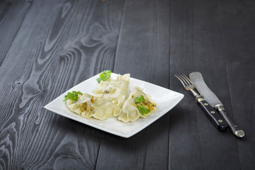 Dumplings - traditional Polish dish