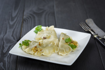 Dumplings - traditional Polish dish