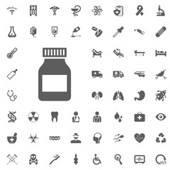 Medical and Hospital Icon vector Set