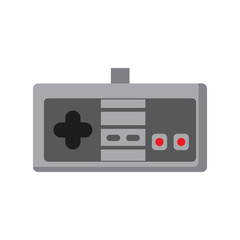 video game console joystick control buttons vector illustration