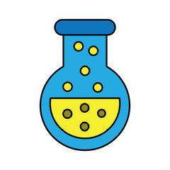 video game flask potion elixir power vector illustration