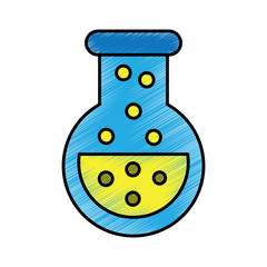 video game flask potion elixir power vector illustration drawing