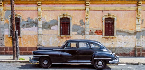 Fototapeten Kuba, alte Autos Havanna © Zoltn