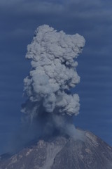 Mount Sinabung Eruption , Indonesia