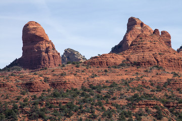 Sandstone rock formations in Arizona