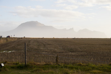 Mountain range in south Iceland