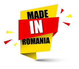 banner made in romania