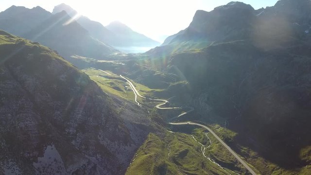 Julierpass in the morning - Switzerland