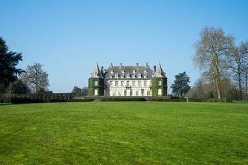 Fototapeta na wymiar Solvay Castle, La Hulpe, Walloon Brabant, Belgium
