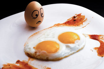 funny eggs, funny smileys