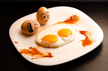 funny eggs, funny smileys