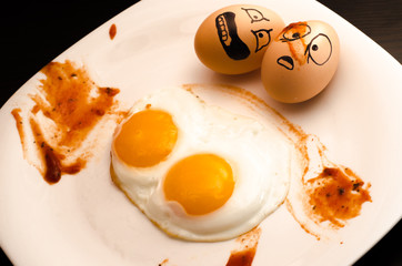 funny eggs, funny smileys