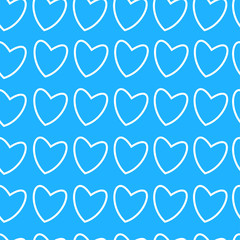 Heart seamless pattern. For prints, greeting cards, invitations for holiday, birthday, wedding, Valentine's day, party.