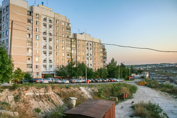 Fototapeta na wymiar The panorama of the city of Belgorod