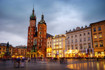 Fototapeta na wymiar Krakow Old Town
