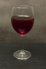 A glass of dry wine.