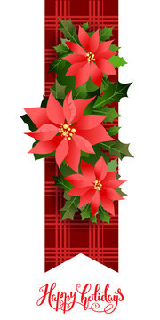Floral Nature holiday banner