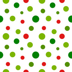 Points rouges et verts