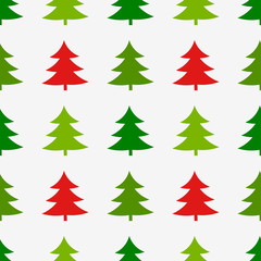 Christmas trees pattern