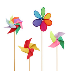 A paper game of pinwheels