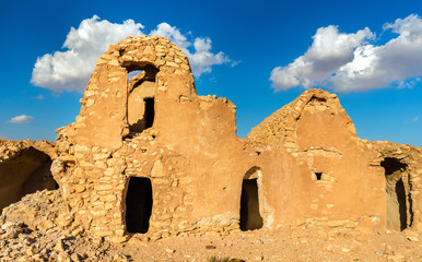 Ksar Ouled Debbab, a fortified village near Tataouine, Southern Tunisia