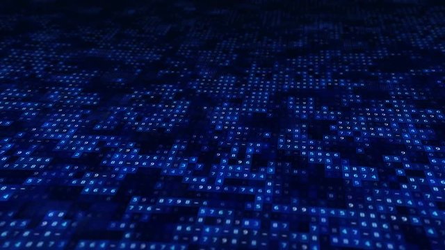 Online Technology Encryption Math on Screen