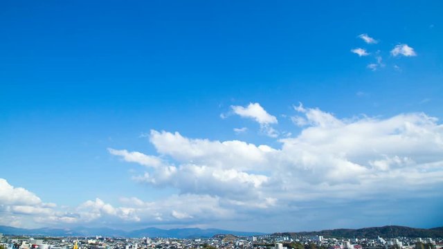 熊本市内一望フィクス-タイムラプス