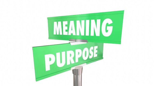 Meaning Purpose Road Street Signs Words 3d Animation