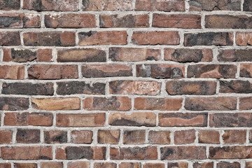 Old brick wall red texture surface background photo