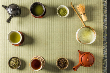 日本の茶　green tea made in Japan