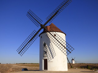 Don Quijote de Cervantes. Mota del Cuervo, Cuenca, en la comunidad autónoma de CastillaLa Mancha