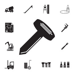 nail icon. Set of construction tools icons. Web Icons Premium quality graphic design. Signs, outline symbols collection, simple icons for websites, web design, mobile app