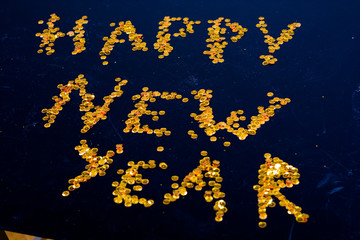 Happy new year 2018 letters