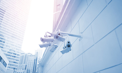 Security, CCTV camera in the office building