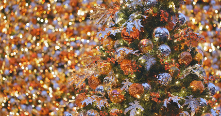Fototapeta premium Decoration on a christmas tree