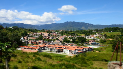 Fototapeta na wymiar town panorama