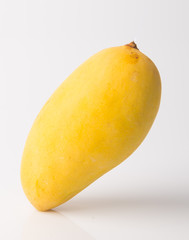 yellow mango fruit on a background