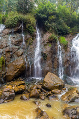 Waterfall Tien Sa falls in Sapa Vietnam