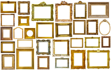 collectrion of calssical art frames
